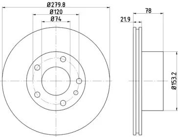 Тормозной диск PAGID купить