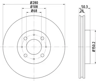 Тормозной диск PAGID купить