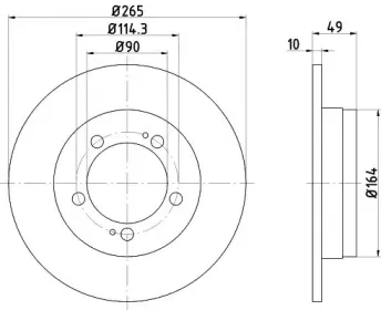 Тормозной диск PAGID купить