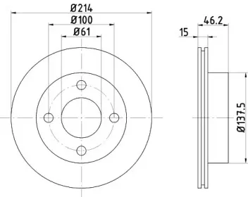 Тормозной диск PAGID купить