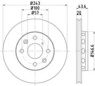Тормозной диск PAGID купить