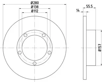 Тормозной диск PAGID купить