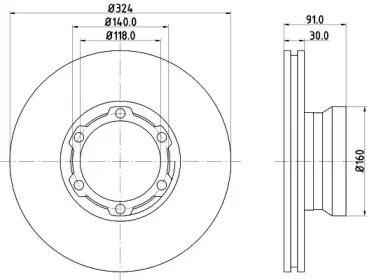 Тормозной диск PAGID купить