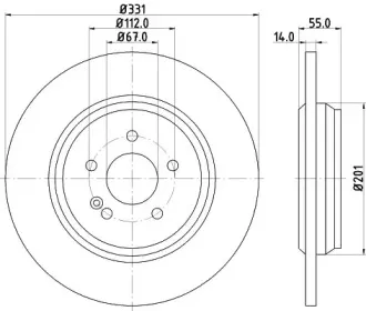 Тормозной диск PAGID купить