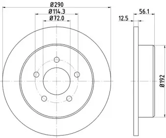 Тормозной диск PAGID купить
