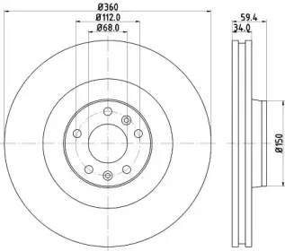 Тормозной диск PAGID купить