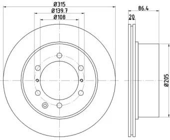 Тормозной диск PAGID купить