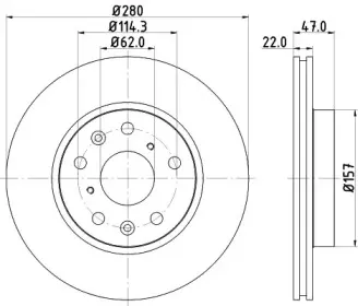 Тормозной диск PAGID купить