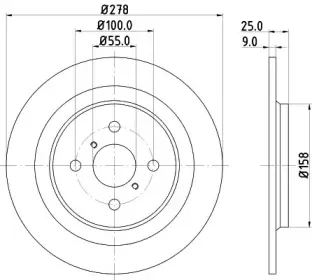 Тормозной диск PAGID купить