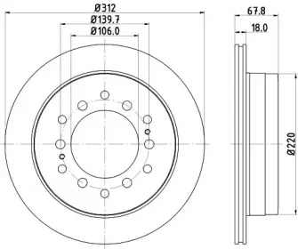 Тормозной диск PAGID купить