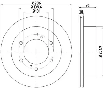 Тормозной диск PAGID купить