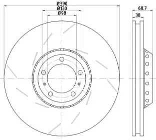 Тормозной диск PAGID купить