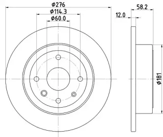 Тормозной диск PAGID купить