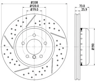 Тормозной диск PAGID купить