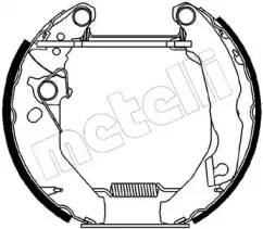 Комплект тормозных колодок METELLI купить