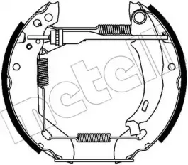 Комплект тормозных колодок METELLI купить