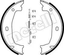 Комплект тормозных колодок, стояночная тормозная система METELLI купить