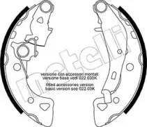 Комплект тормозных колодок METELLI купить