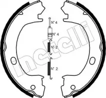 Комплект тормозных колодок, стояночная тормозная система METELLI купить