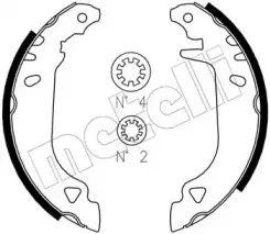 Комплект тормозных колодок METELLI купить