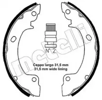 Комплект тормозных колодок METELLI купить
