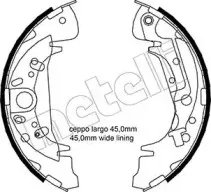 Комплект тормозных колодок METELLI купить