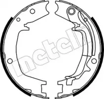 Комплект тормозных колодок, стояночная тормозная система METELLI купить