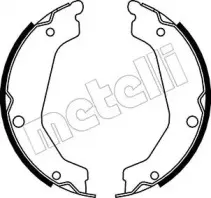 Комплект тормозных колодок, стояночная тормозная система METELLI купить
