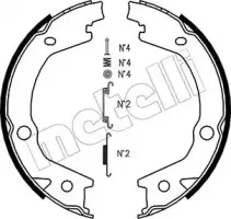 Комплект тормозных колодок, стояночная тормозная система METELLI купить