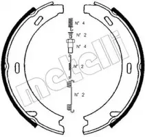Комплект тормозных колодок, стояночная тормозная система METELLI купить