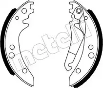 Комплект тормозных колодок METELLI купить