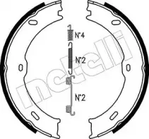 Комплект тормозных колодок, стояночная тормозная система METELLI купить