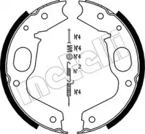 Комплект тормозных колодок, стояночная тормозная система METELLI купить
