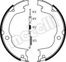 Комплект тормозных колодок, стояночная тормозная система METELLI купить
