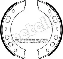 Комплект тормозных колодок, стояночная тормозная система METELLI купить