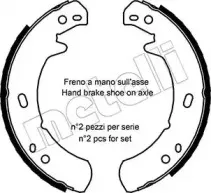 Комплект тормозных колодок, стояночная тормозная система METELLI купить