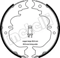 Комплект тормозных колодок, стояночная тормозная система METELLI купить