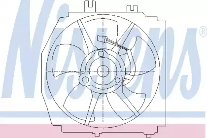 Вентилятор, охлаждение двигателя NISSENS купить