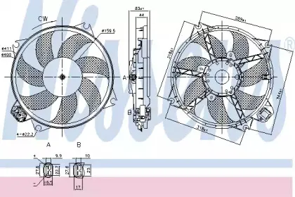 Вентилятор радіатора NISSENS купить