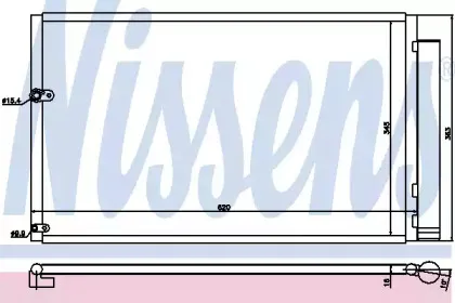Конденсатор, кондиционер NISSENS купить