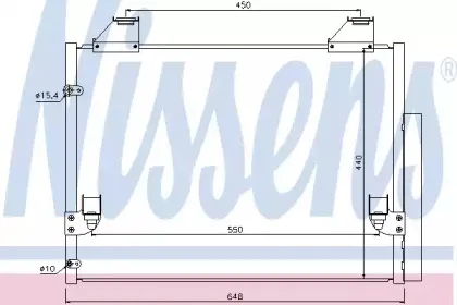 Конденсатор, кондиционер NISSENS купить