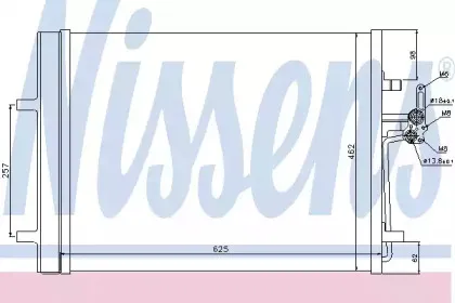 Конденсатор, кондиционер NISSENS купить