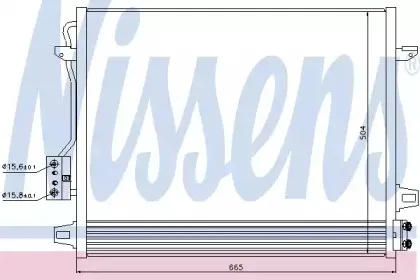 Конденсатор, кондиционер NISSENS купить