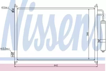 Конденсер кондиціонера NISSENS купить