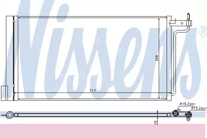 Конденсатор, кондиционер NISSENS купить
