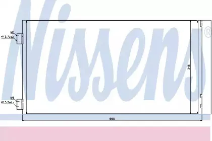 Конденсер кондиціонера NISSENS купить