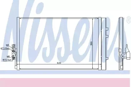 Конденсер кондиціонера NISSENS купить