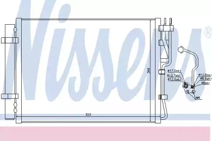 Конденсатор, кондиционер NISSENS купить