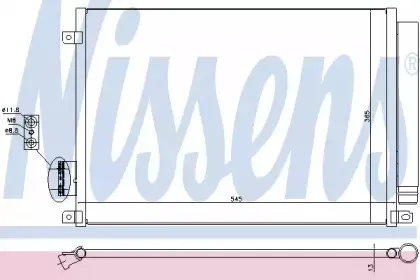 Конденсатор, кондиционер NISSENS купить