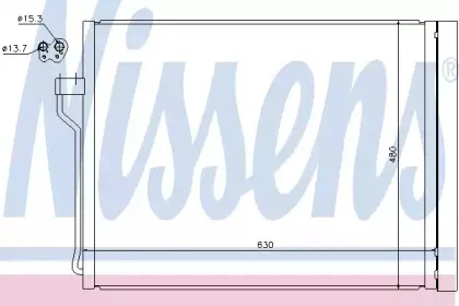 Конденсер кондиціонера NISSENS купить